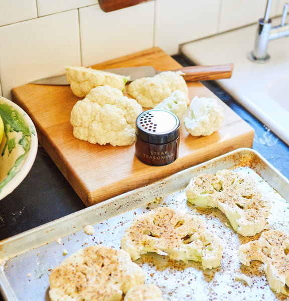 Cauliflower Steaks & Salsa Verde Evermill