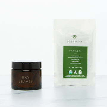 Bay Leaves Jar - Jar with Spice