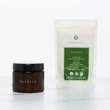 paprika spice jar and bag