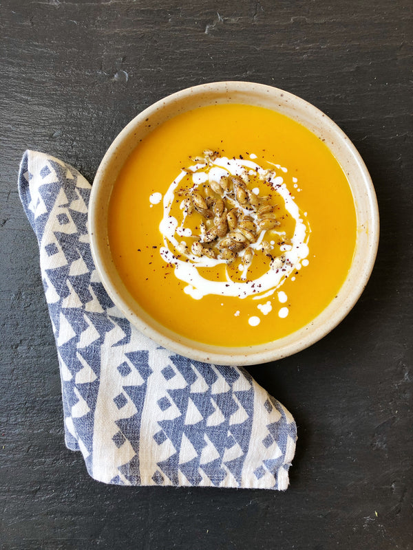 Roasted Squash Soup with Sumac Seeds