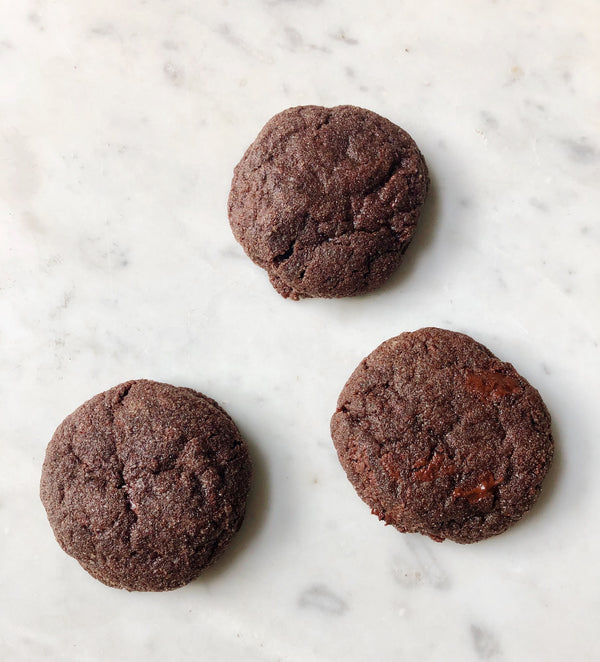 Spiced Double Chocolate Cookies