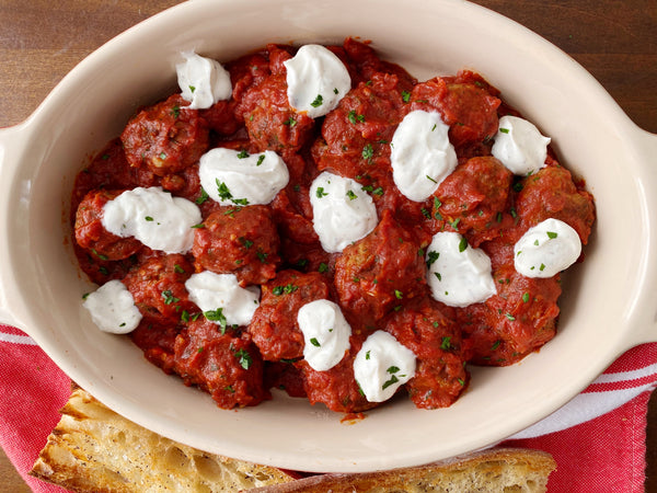 Lamb Meatballs with Whipped Ricotta