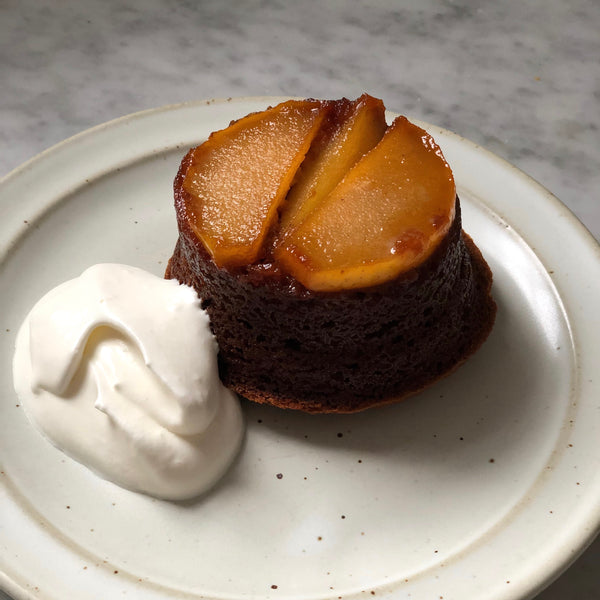 Gingerbread-Pear Upside-Down Cakes