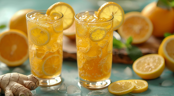 Spiced Ginger Lemon Iced Tea