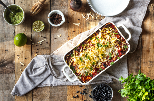 Black Bean & Sweet Potato Enchiladas